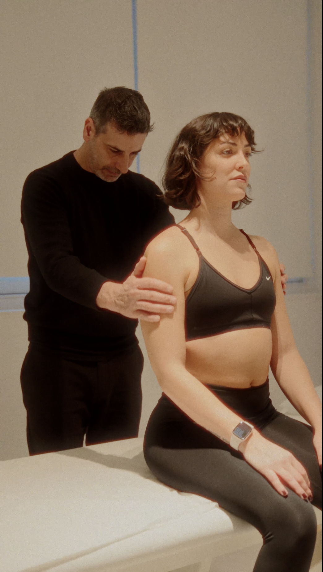 Marco Cesarini treating a patient